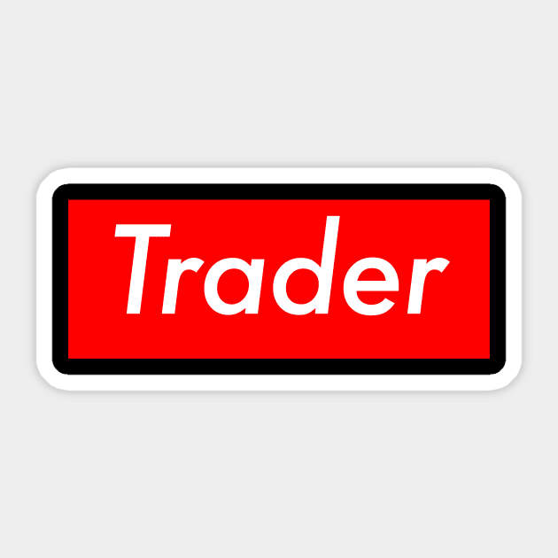 Trader Sticker by investortees